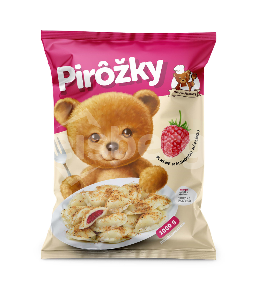 Taštičky s malinami