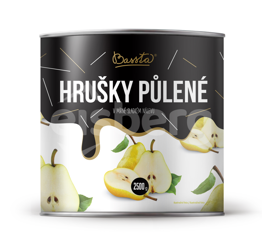 Hrušky půlené loupané P