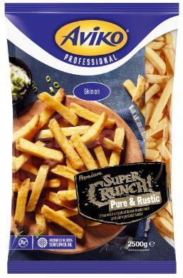 Aviko Hranolky rustikální se slupkou super křupavé 15x15mm, 10x15mm