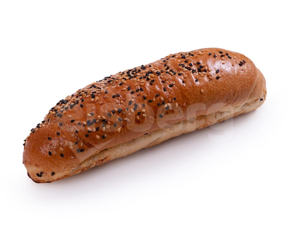BJK TP hot-dog bulka premium 80 g se sezamem - dopečeno