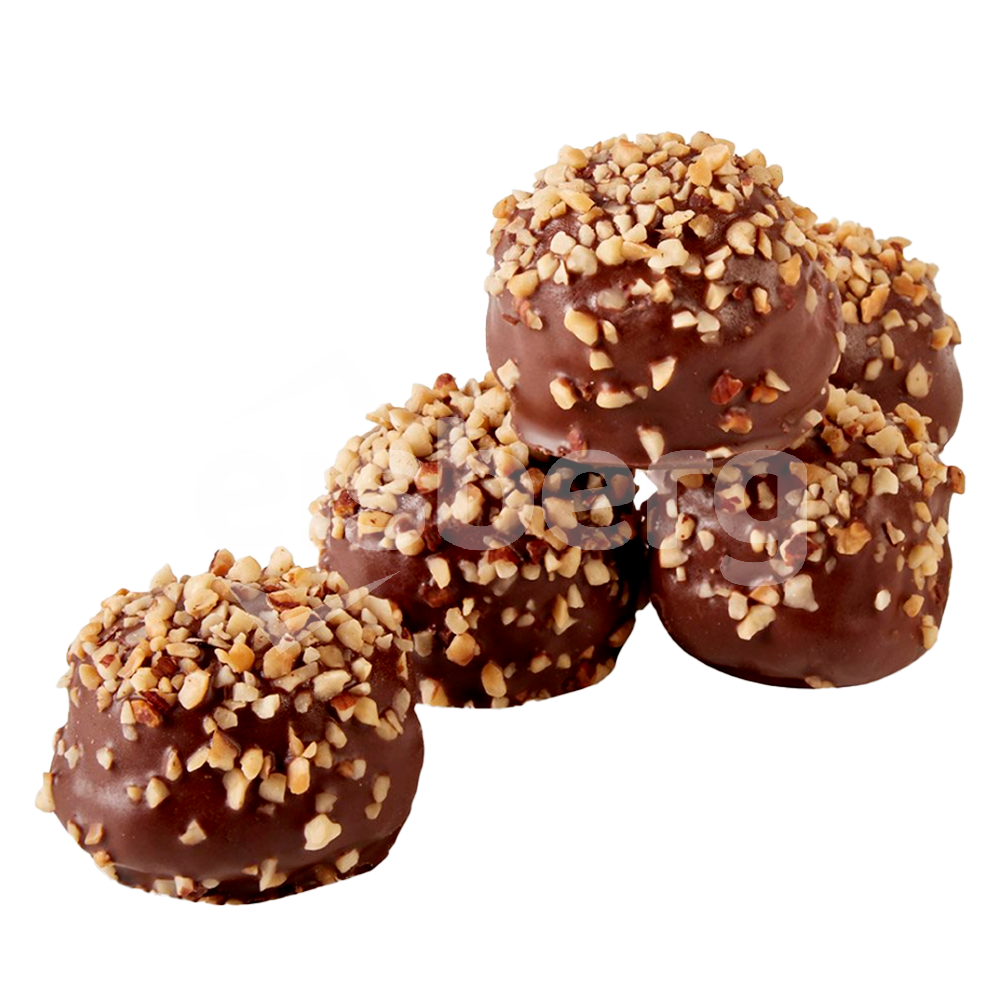 Black PopDots (koblížky) s oříšky