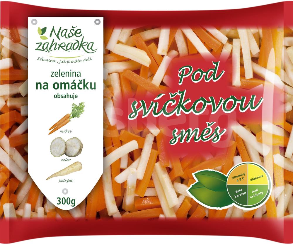 Pod svíčkovou směs NAŠE ZAHRÁDKA