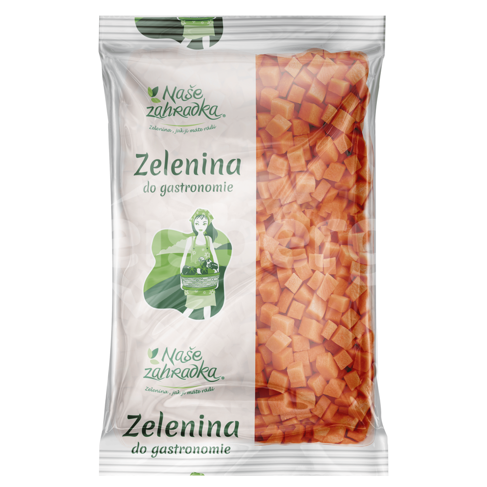 Mrkev kostka NAŠE ZAHRÁDKA