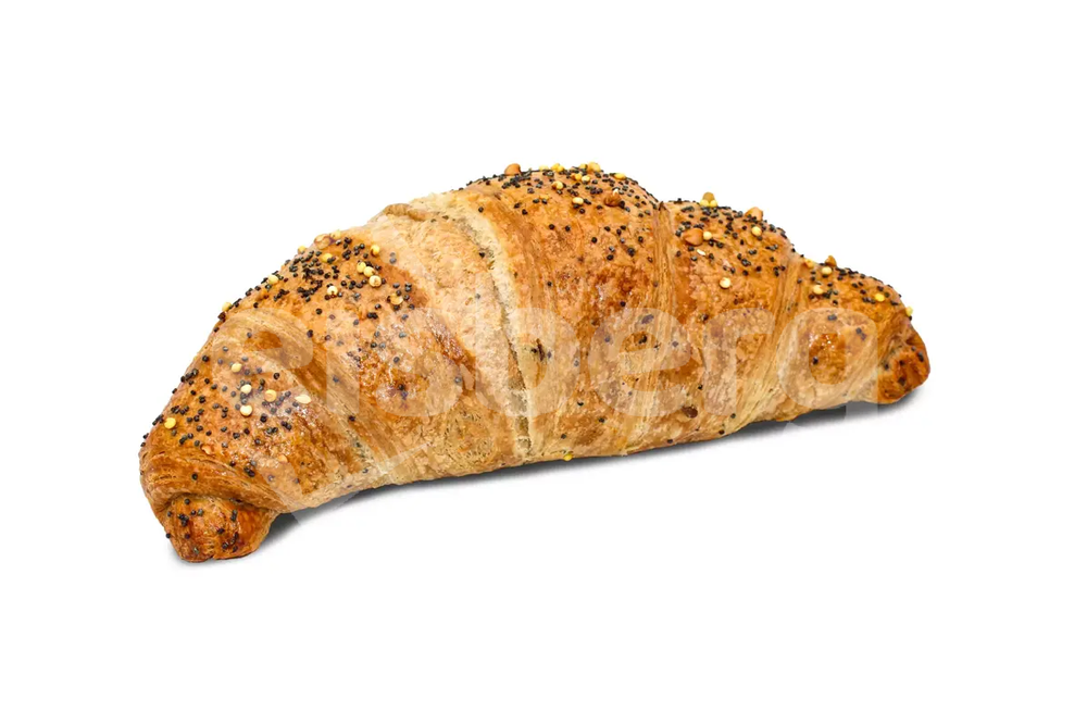 Express multicereální croissant s lesním ovocem a bezem - s máslem