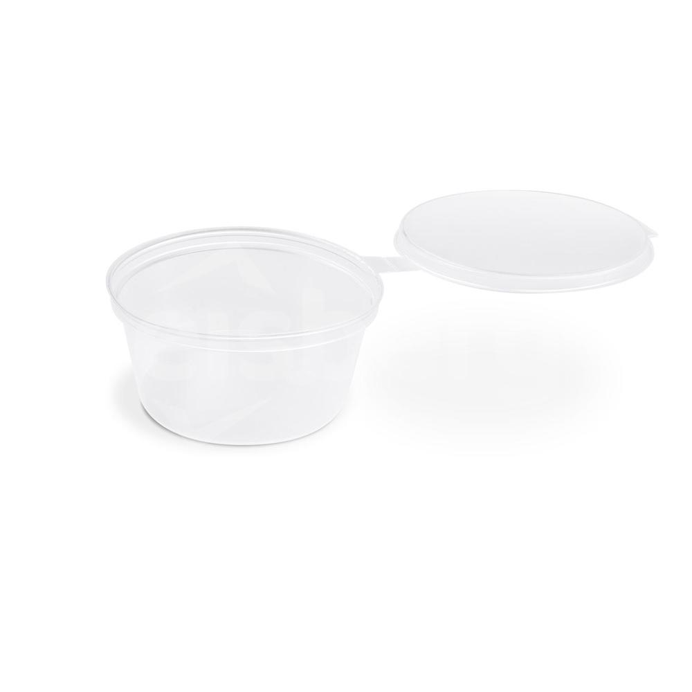 Kelímek transparentní s víčkem (na dresing)80ml