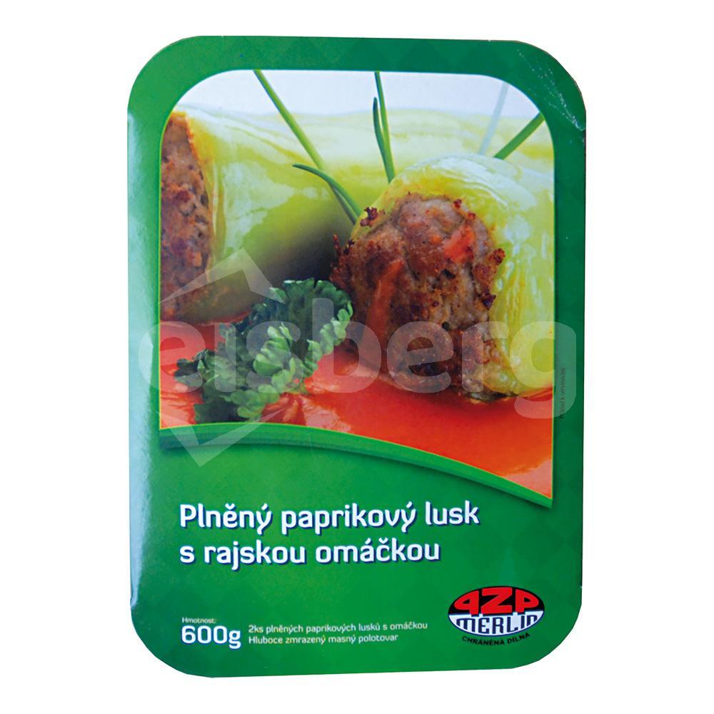 Plněná paprika s rajskou omáčkou