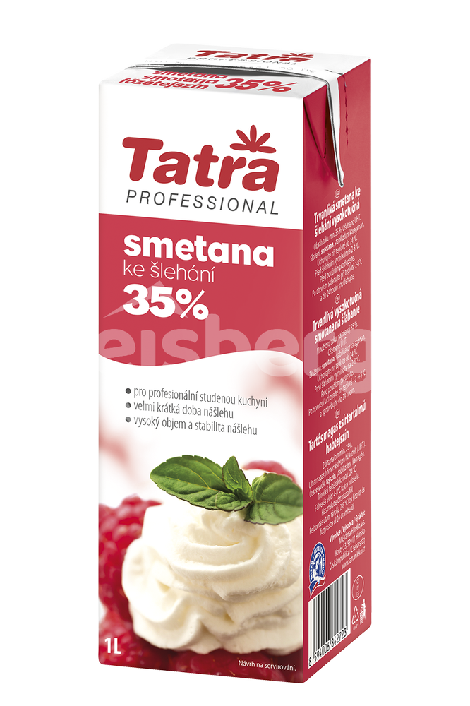 Smetana Tatra ke šlehání 35%