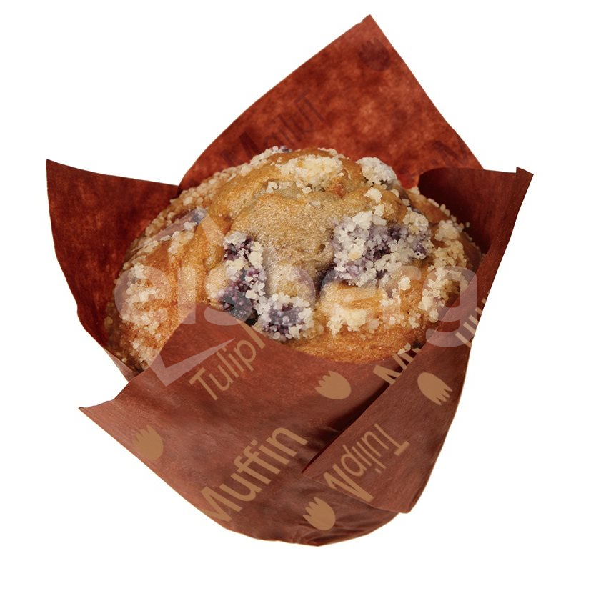 Borůvkový muffin - dopečeno