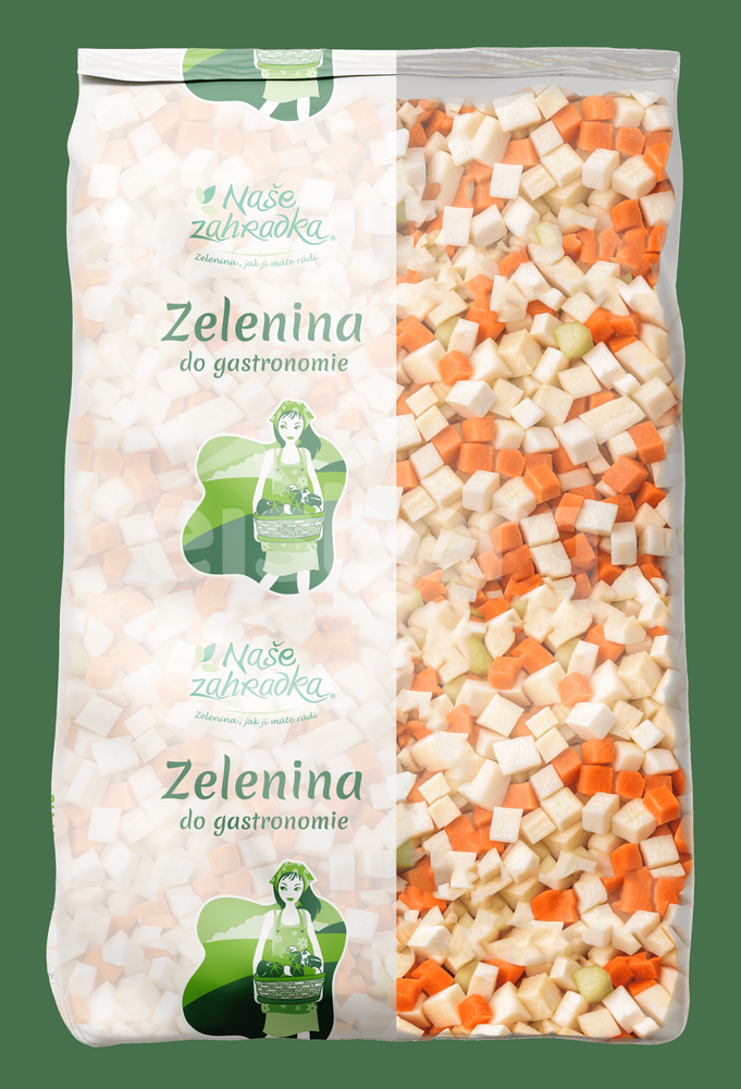 Pod svíčkovou směs kostky NAŠE ZAHRÁDKA