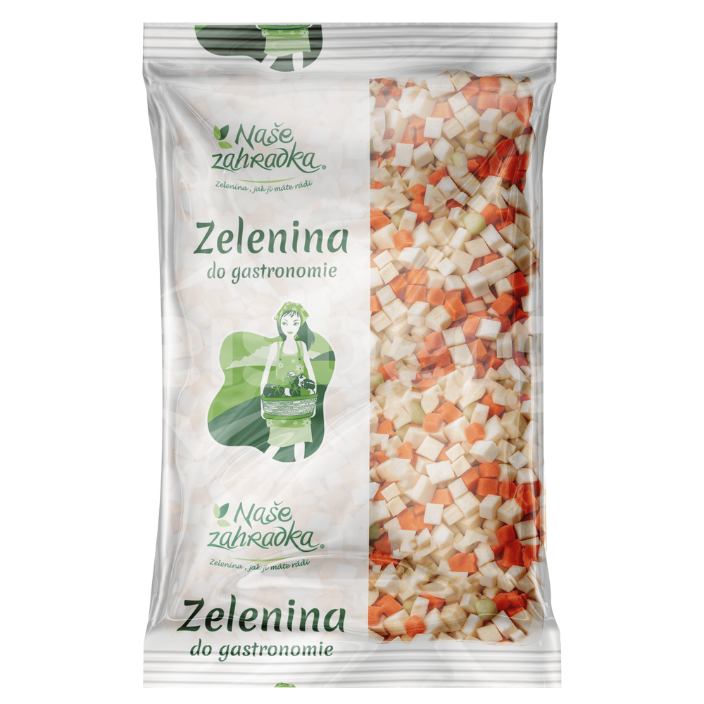 Pod svíčkovou směs kostky NAŠE ZAHRÁDKA