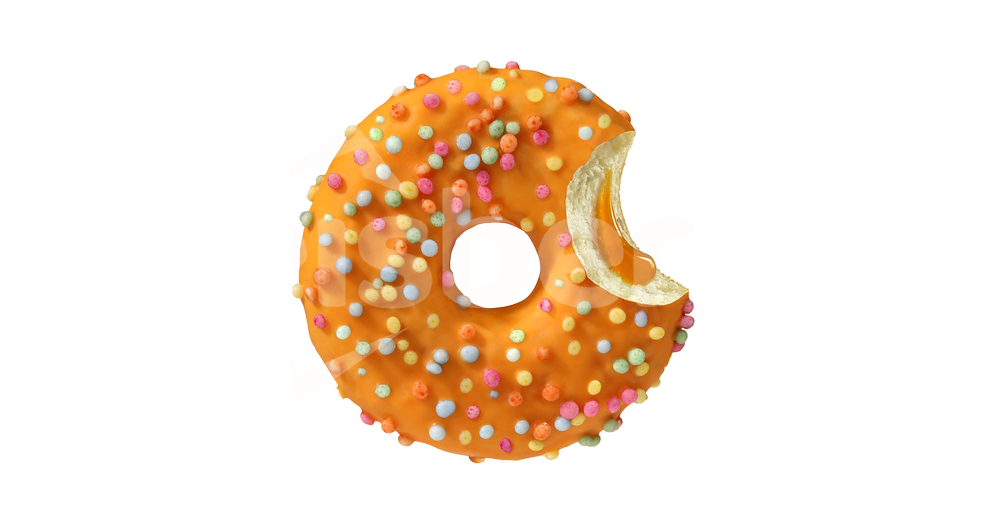 Donut s meruňkovou náplní - dopečeno