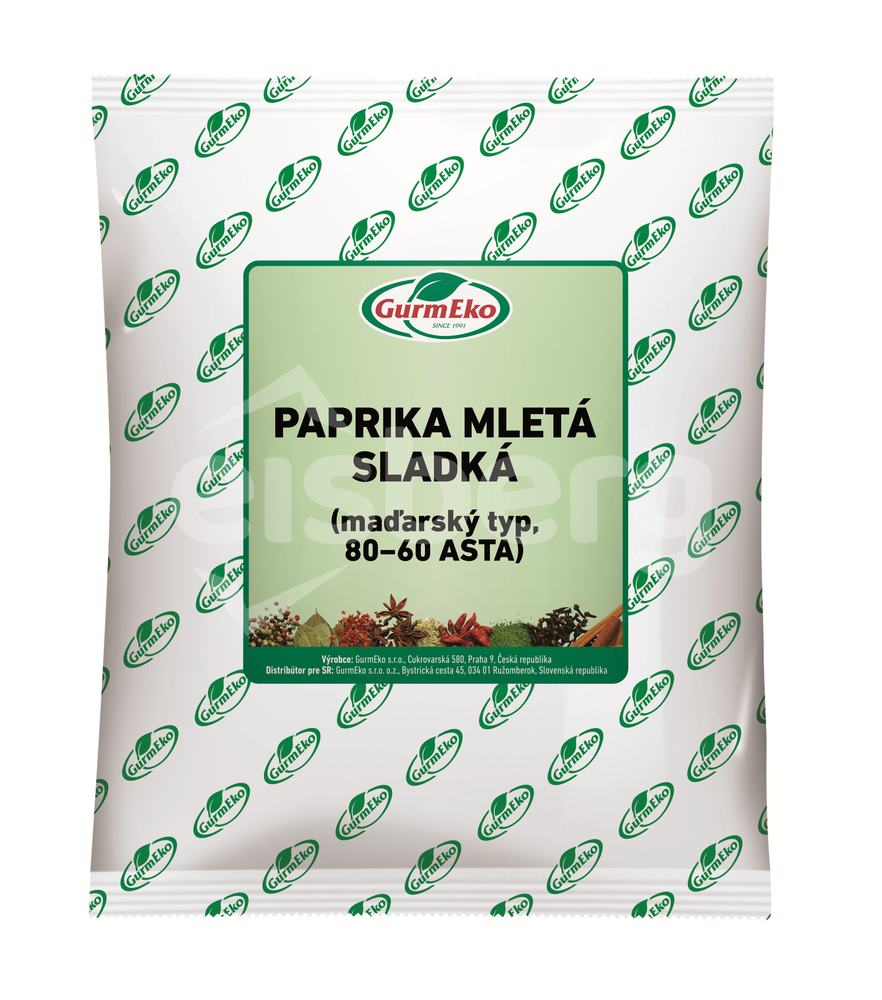 GURMEKO PAPRIKA MLETÁ SLADKÁ (maďarský typ, ASTA 80-60) - ALU
