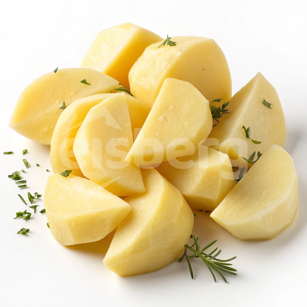 Brambory vařené krájené - měsíčky