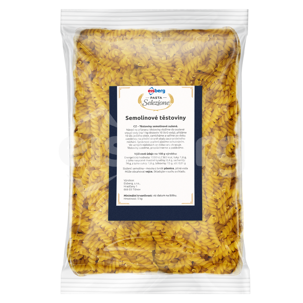Vřetena semolinová Pasta Selezione