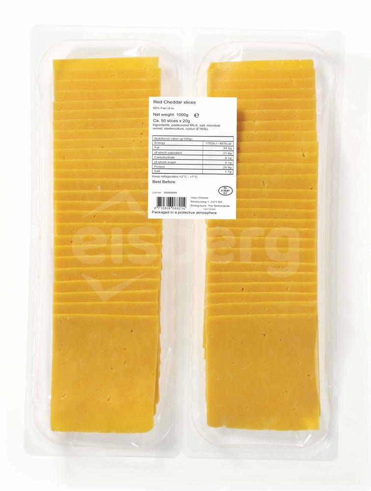 Red Cheddar plátky