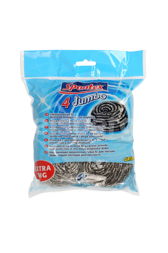 Drátěnka nerezová Spontex Professional Jumbo 4 ks