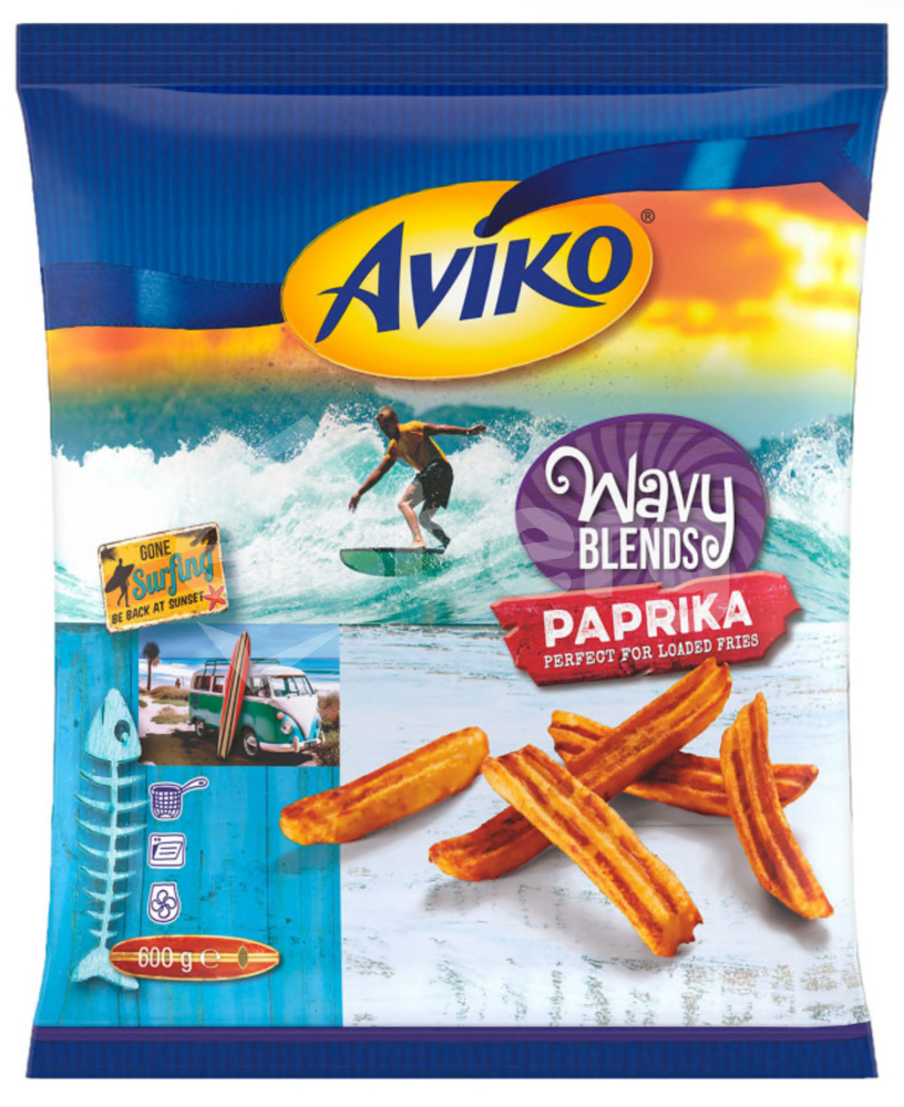 Aviko Wavy Fries Paprika
