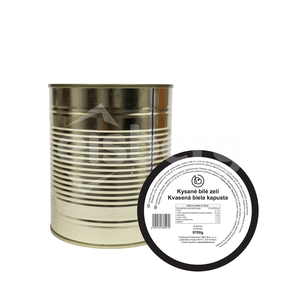 Zelí kysané sterilované konzerva