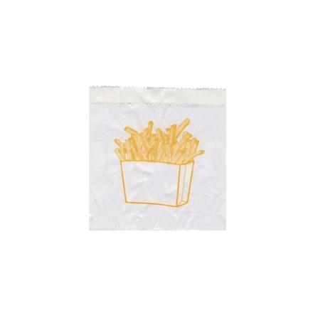 Sáček na hranolky papírový 10+5 x11cm
