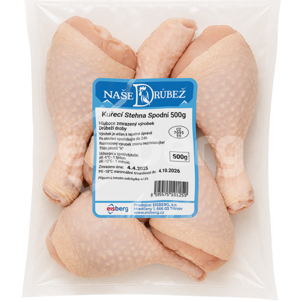Kuřecí stehna spodní (vac.) NAŠE DRŮBEŽ