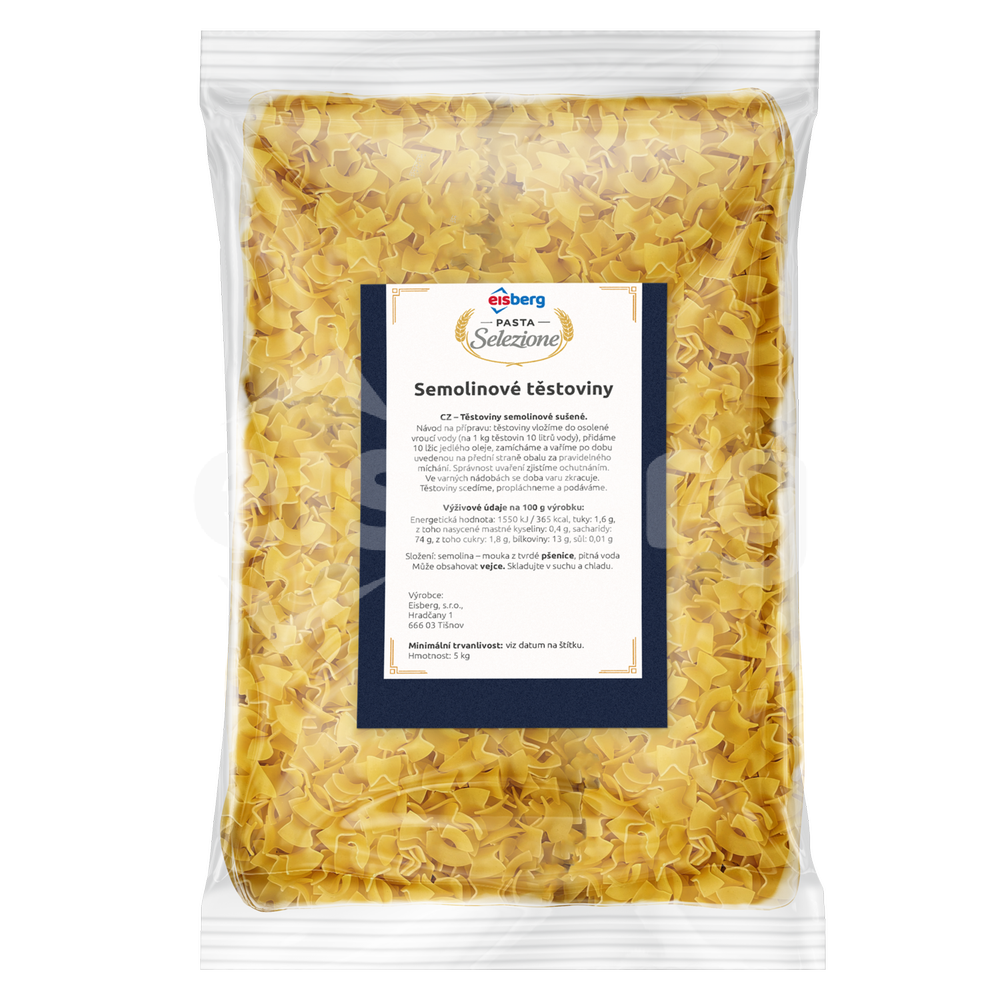 Fleky semolinové Pasta Selezione