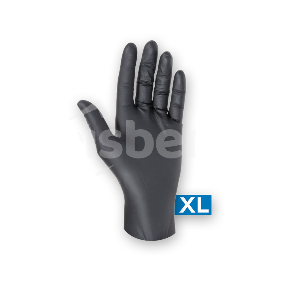 Rukavice jednorázové XL černé