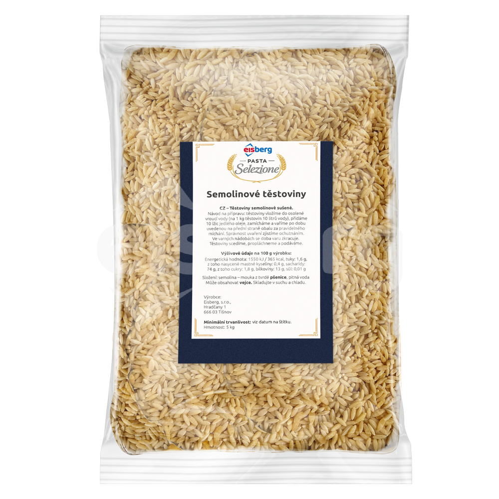 Těstovinová rýže semolinová Pasta Selezione