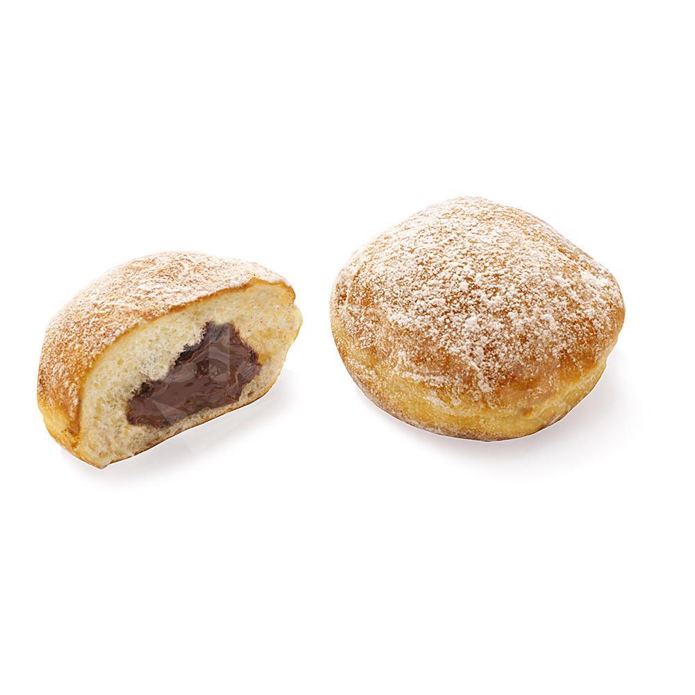 Mini koblížek s nugátem - dopečeno