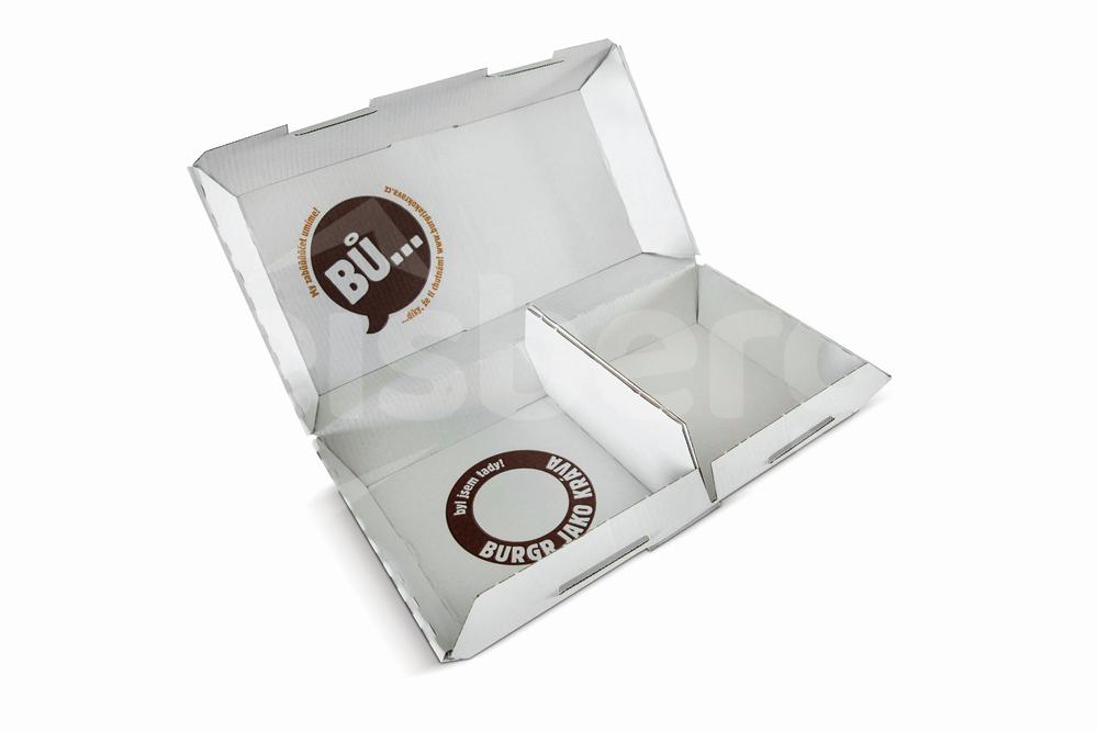 BJK Krabička na burgr "velká" Burgr jako kráva