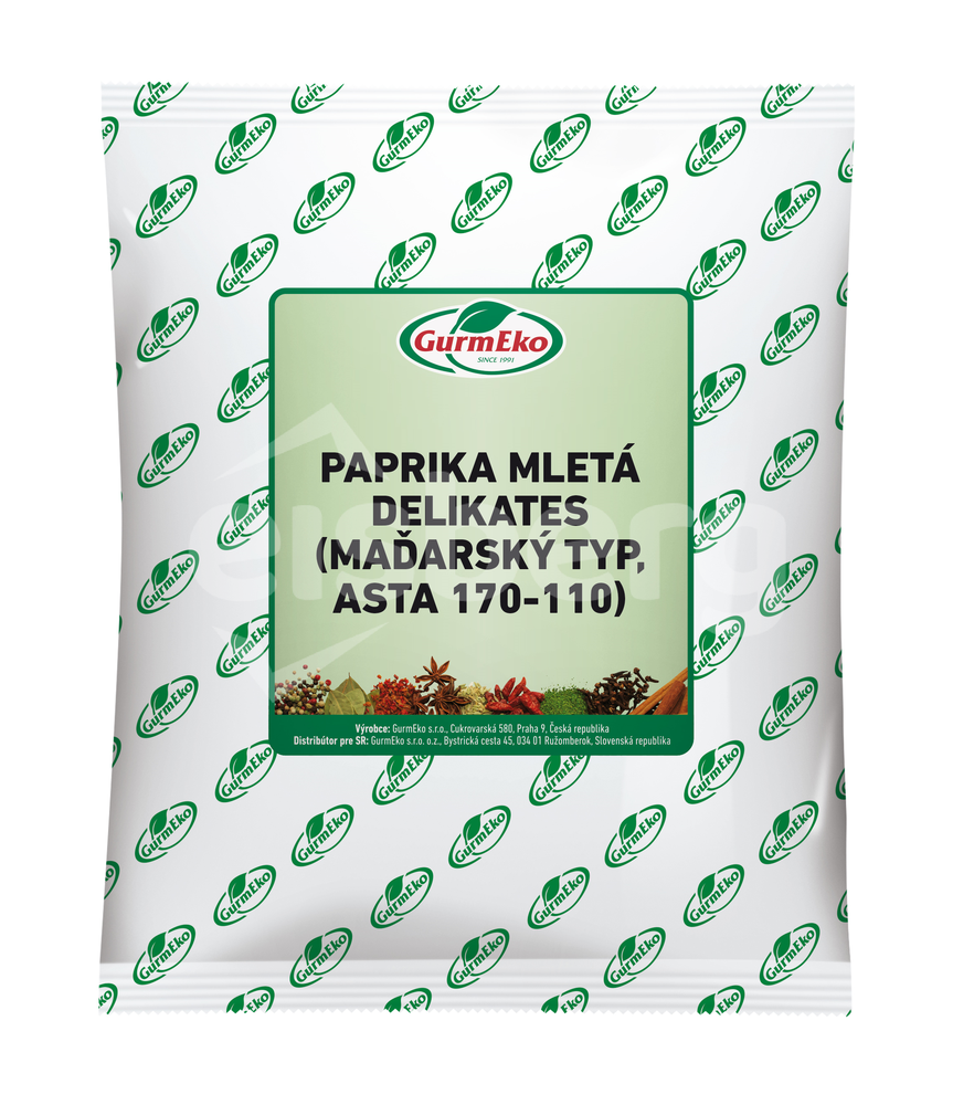 GURMEKO PAPRIKA MLETÁ DELIKATES (maďarský typ, ASTA 170-110) - ALU