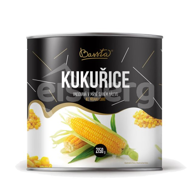 Kukuřice sterilovaná sweet Bassta