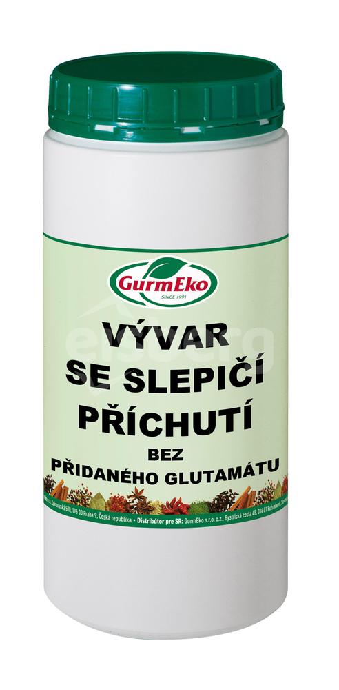 GURMEKO Vývar se  slepičí přichutí bez přid.glut.-dóza