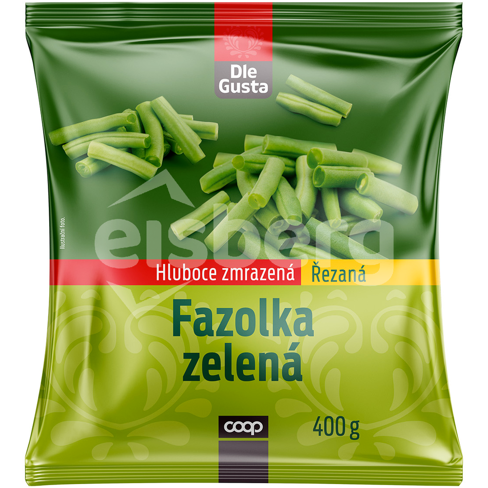 DLE GUSTA Fazolka řezaná 400g zmrazená