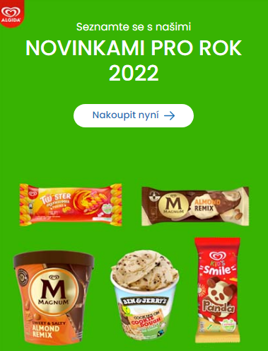 Algida NOVINKY 2022